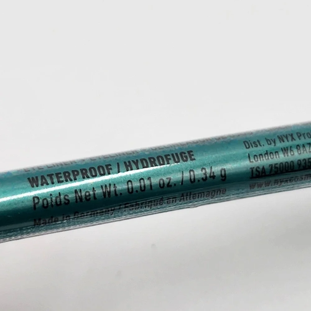 NYX Retractable Mechanical Eye Liner Pencil Aqua Green MPE03 New Sealed Quirky